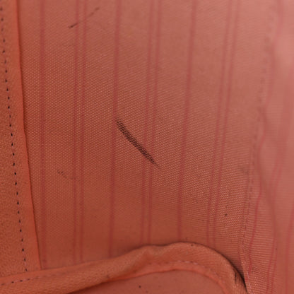 Louis Vuitton Damier Ebene Neo Neverfull MM Rose Ballerine 8 of 10