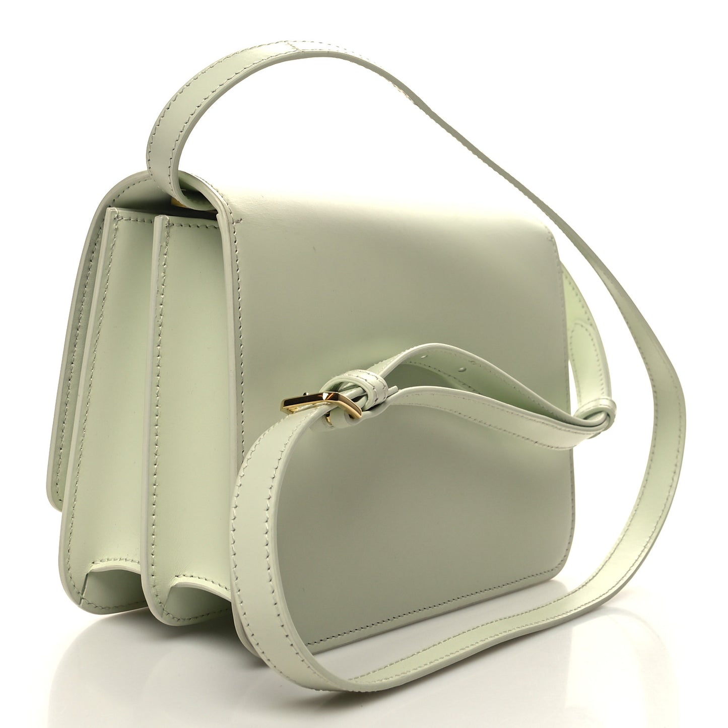 Calfskin Small TB Bag Pale Sage