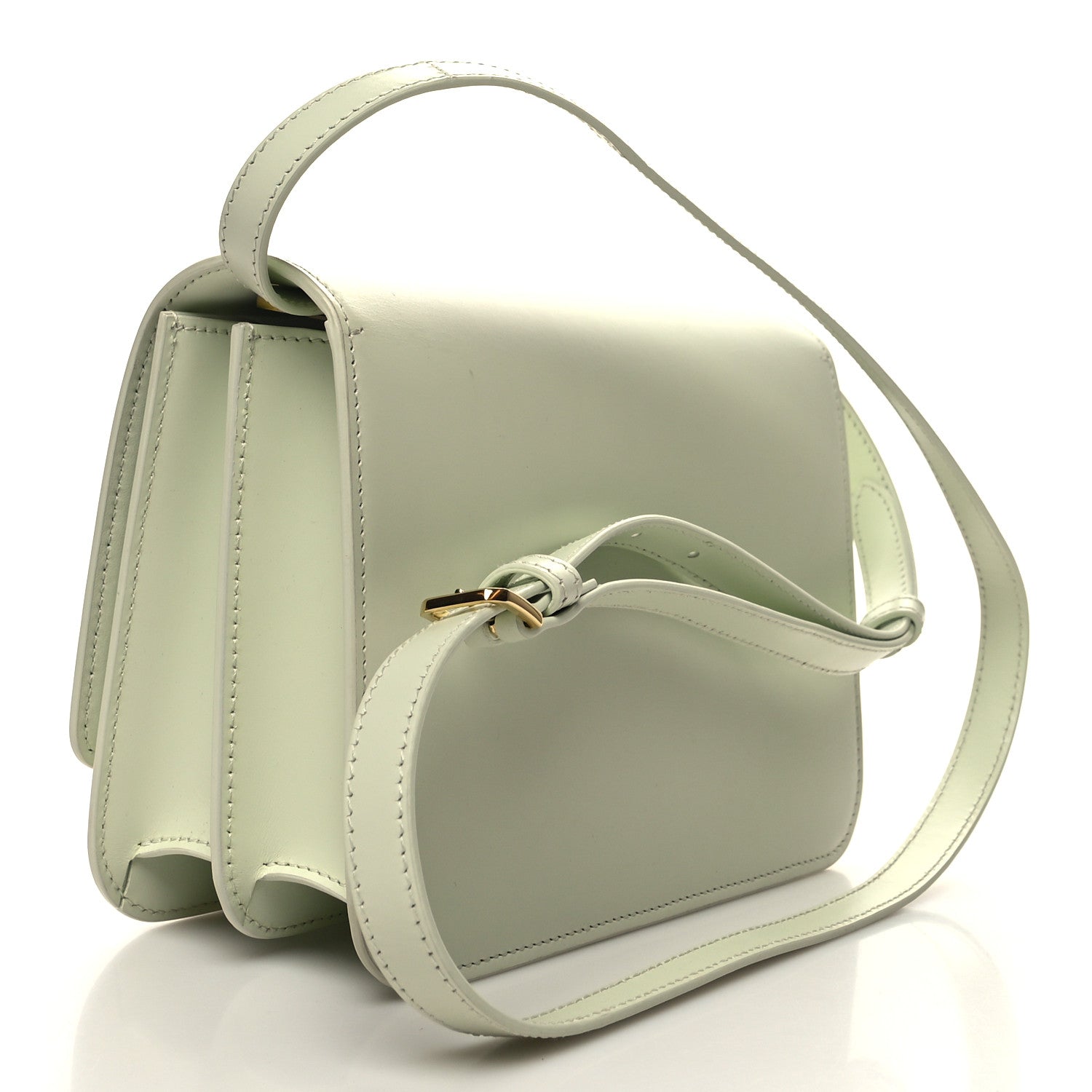 Burberry Calfskin Small TB Bag Pale Sage 3 of 12