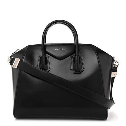 Givenchy Shiny Lord Calfskin Medium Antigona Black 1 of 11