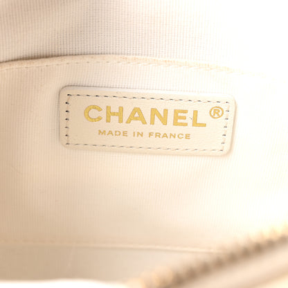 Chanel Calfskin Quilted Small Camera Case White 6 of 10