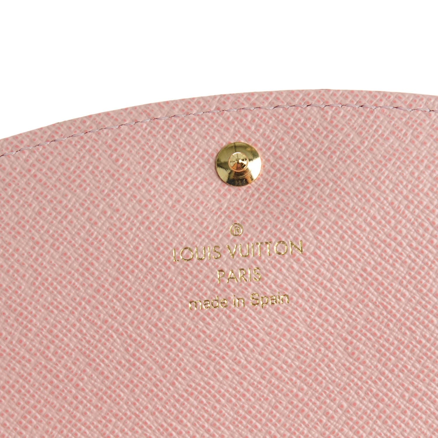 Louis Vuitton Damier Azur Caissa Wallet Rose Ballerine 6 of 7