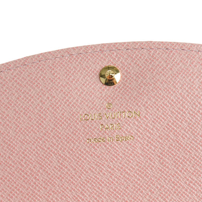 Louis Vuitton Damier Azur Caissa Wallet Rose Ballerine 6 of 7
