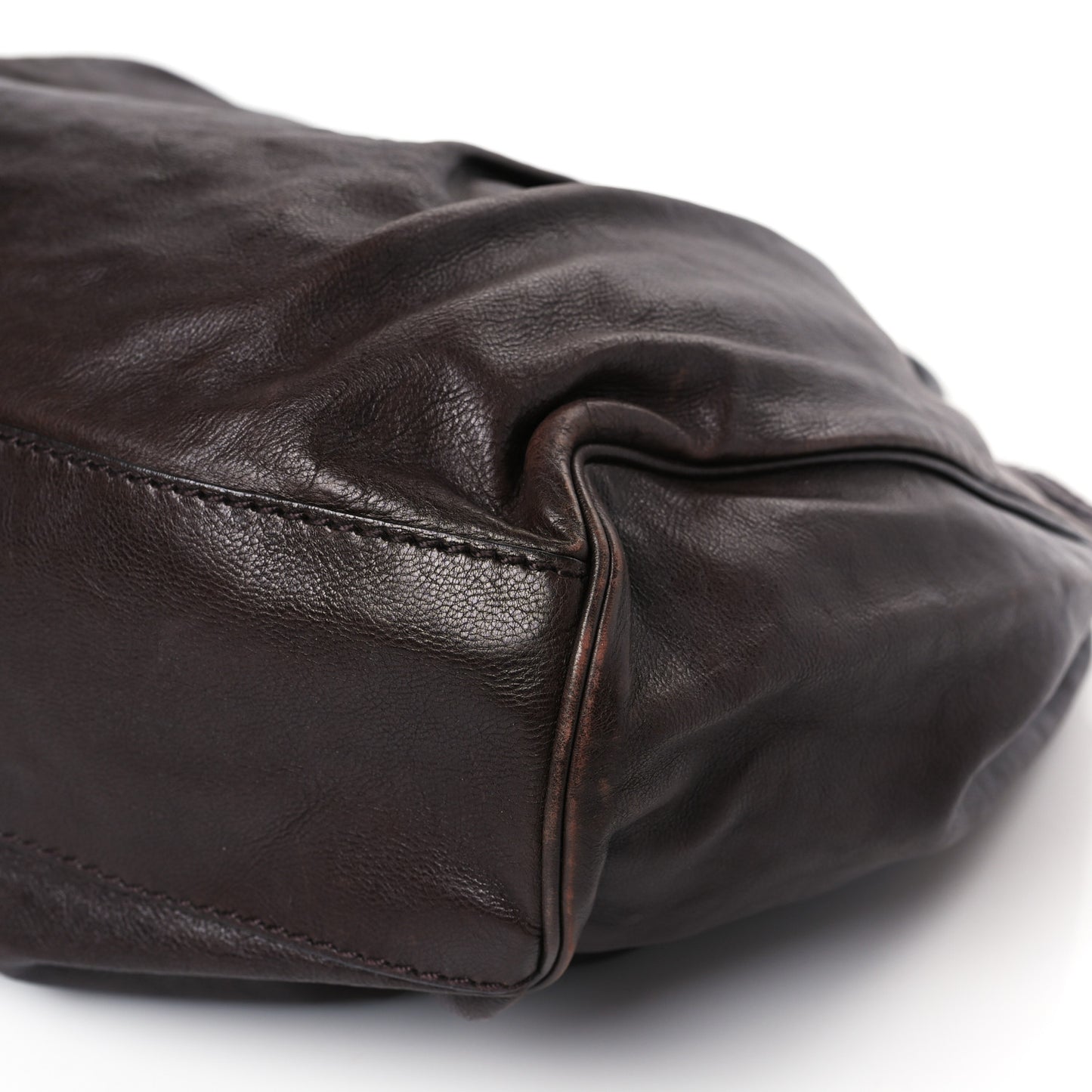 Calfskin Large Sukey Tote Brown