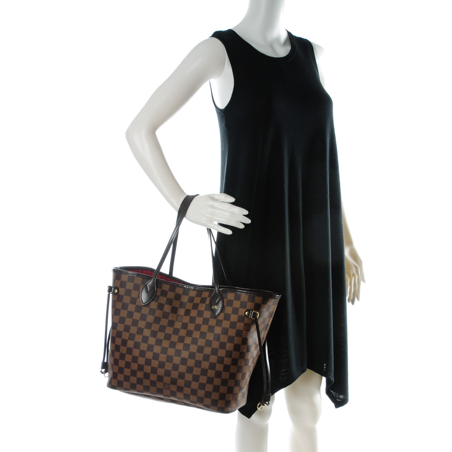 Louis Vuitton Damier Ebene Neverfull MM 2 of 14