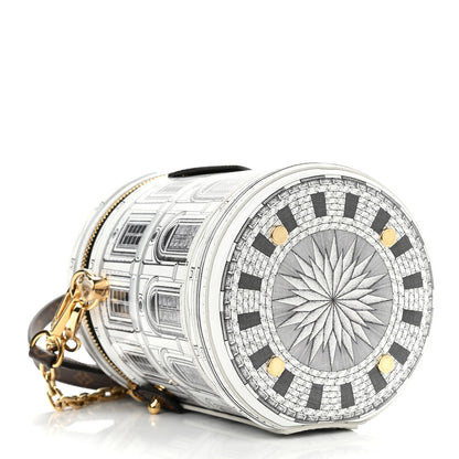 Louis Vuitton X FORNASETTI Calfskin Architettura Cannes Black White 4 of 10