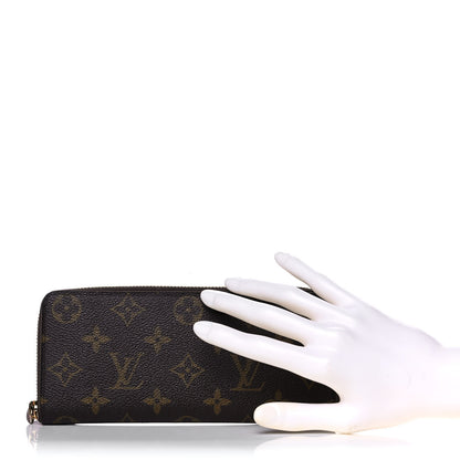 Louis Vuitton Monogram Clemence Wallet Rose Ballerine 2 of 15
