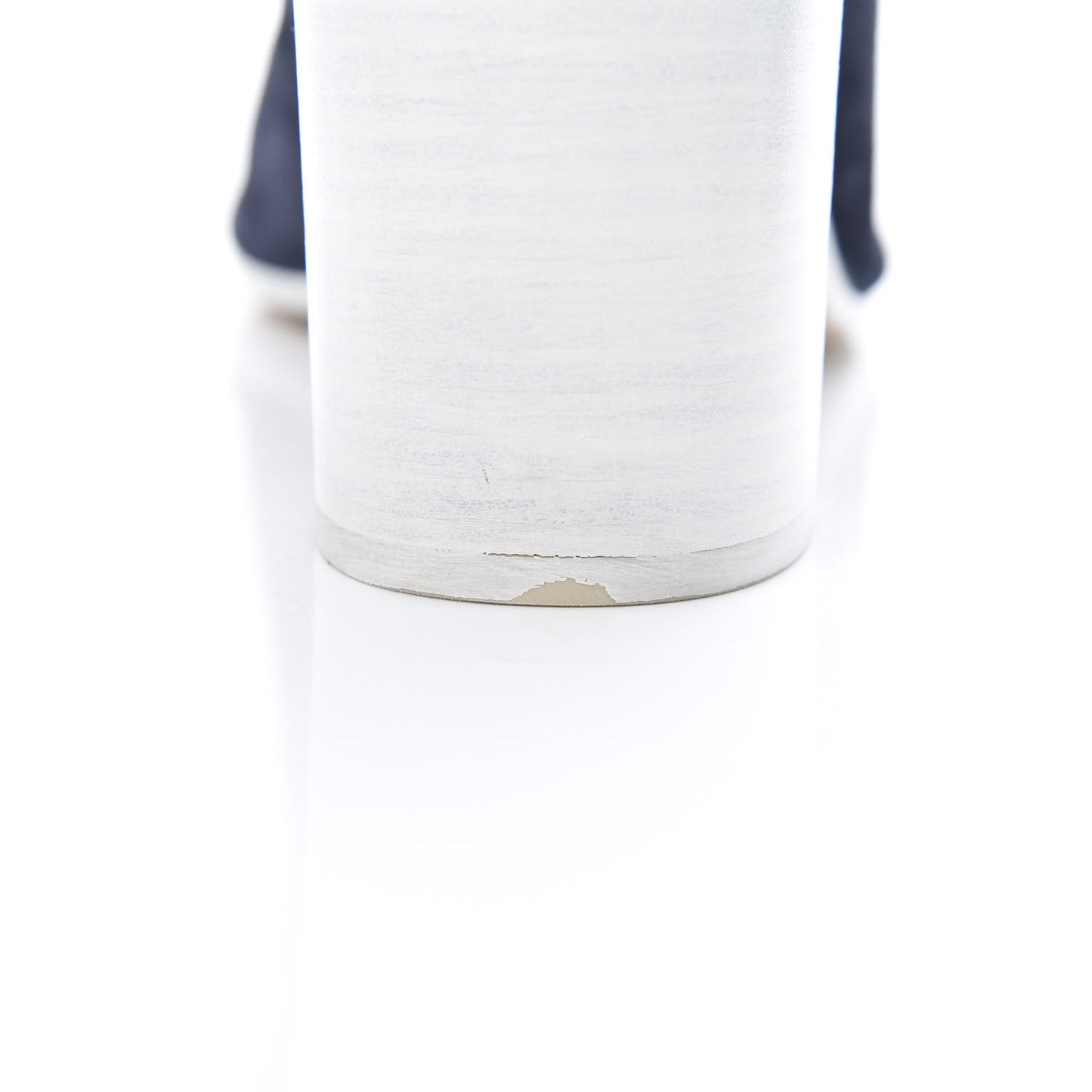 Suede Calfskin Cap Toe Short Boots 41.5 Navy Blue