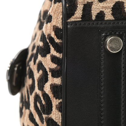 Louis Vuitton Jacquard Velvet Leopard Print Stephen Sprouse Speedy 11 of 14