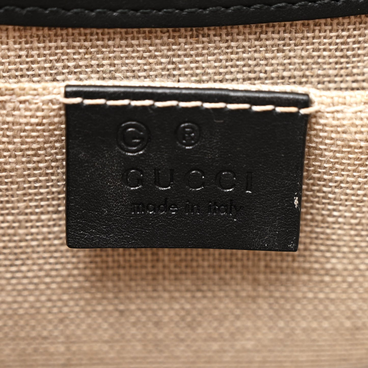 Microguccissima Medium Emily Chain Shoulder Bag Black