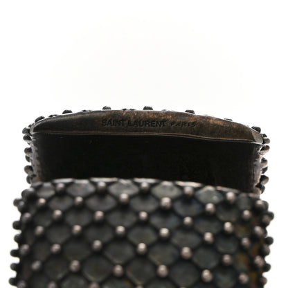 Saint Laurent Brass Studded Cuff Bracelet 4 of 4