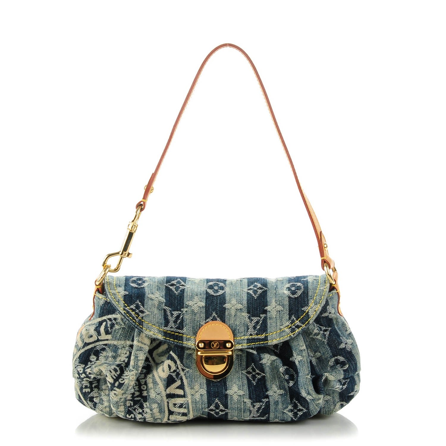 Louis Vuitton Denim Raye Mini Pleaty 1 of 7