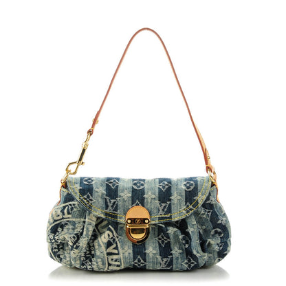 Louis Vuitton Denim Raye Mini Pleaty 1 of 7