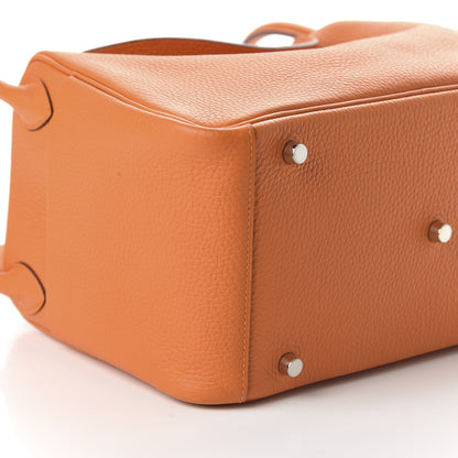 Hermes Taurillon Clemence Lindy 30 Orange 6 of 10