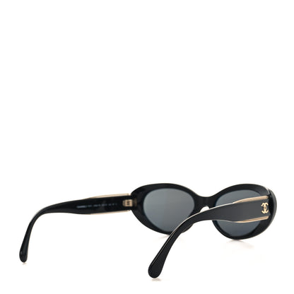 Chanel Acetate Oval Sunglasses 5515-A Black 4 of 7