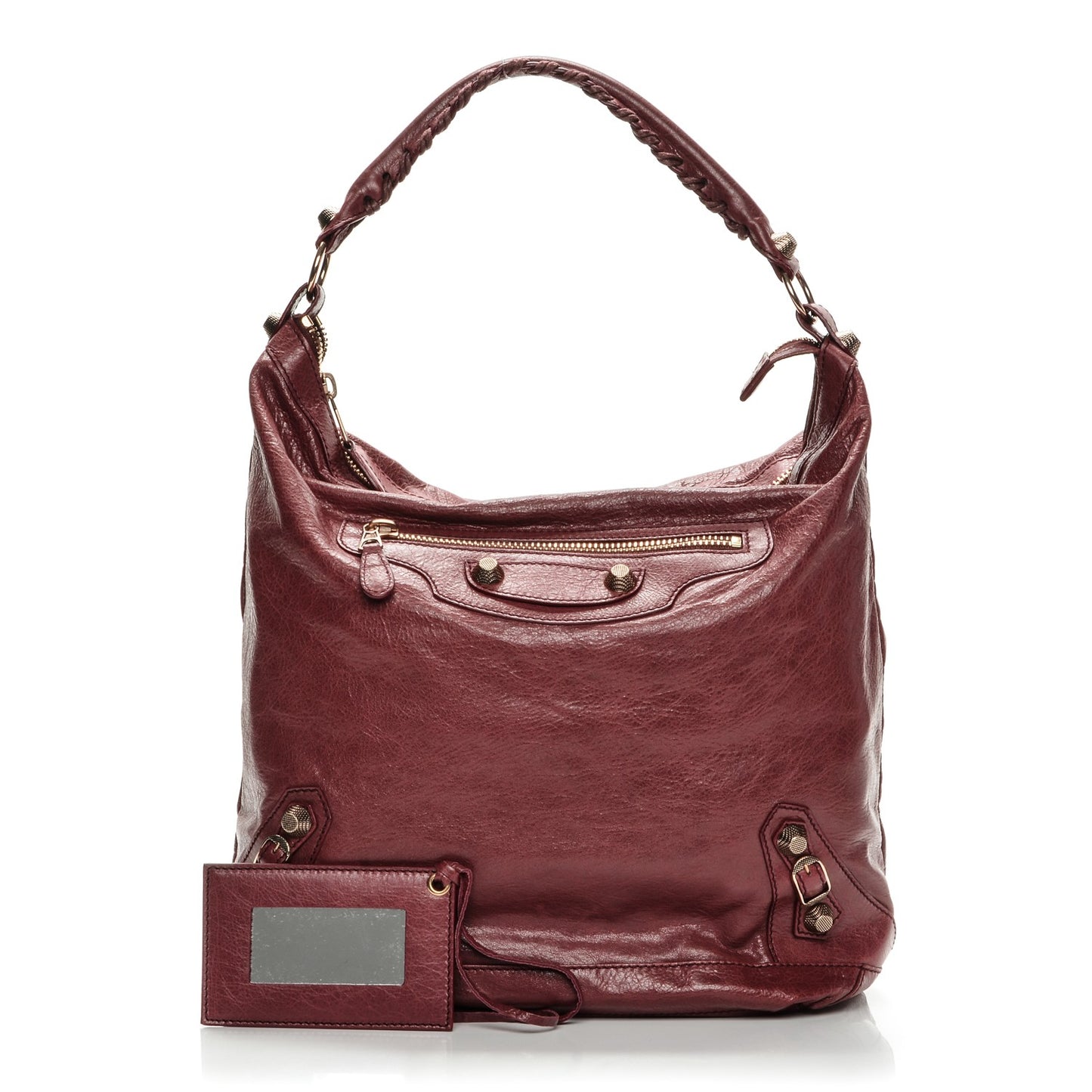 Agneau Giant 21 Rose Gold Hardware Day Hobo Cassis
