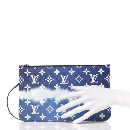 Louis Vuitton Monogram Escale Neverfull MM GM Pochette Blue 2 of 7