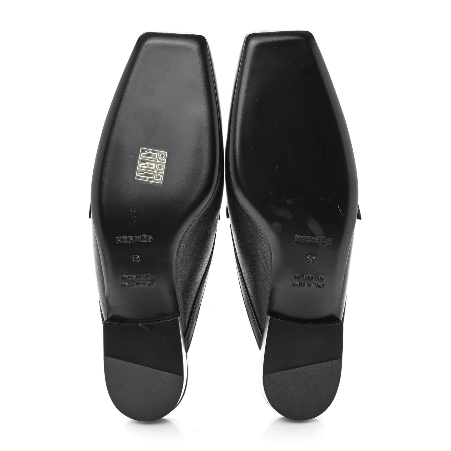 Goatskin Groupie Mule 38 Black