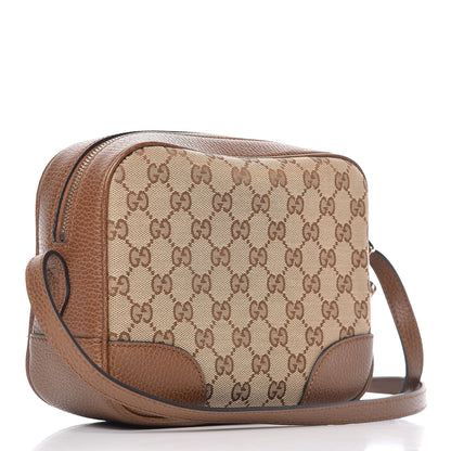 Gucci Monogram Mini Bree Messenger Bag Beige Tabacco 3 of 9
