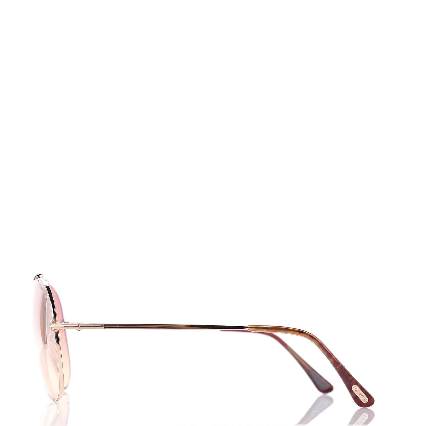 Indiana Aviator Sunglasses TF497 Brown Gold