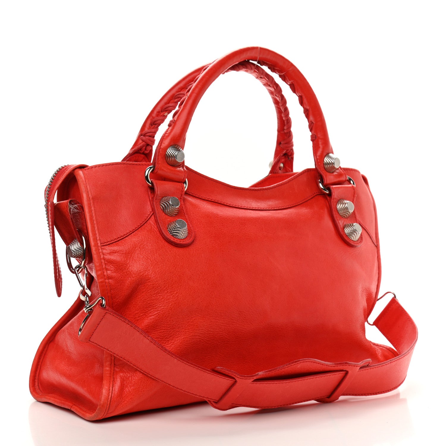 Balenciaga Agneau Giant 21 Silver Hardware City Vermillion 3 of 17