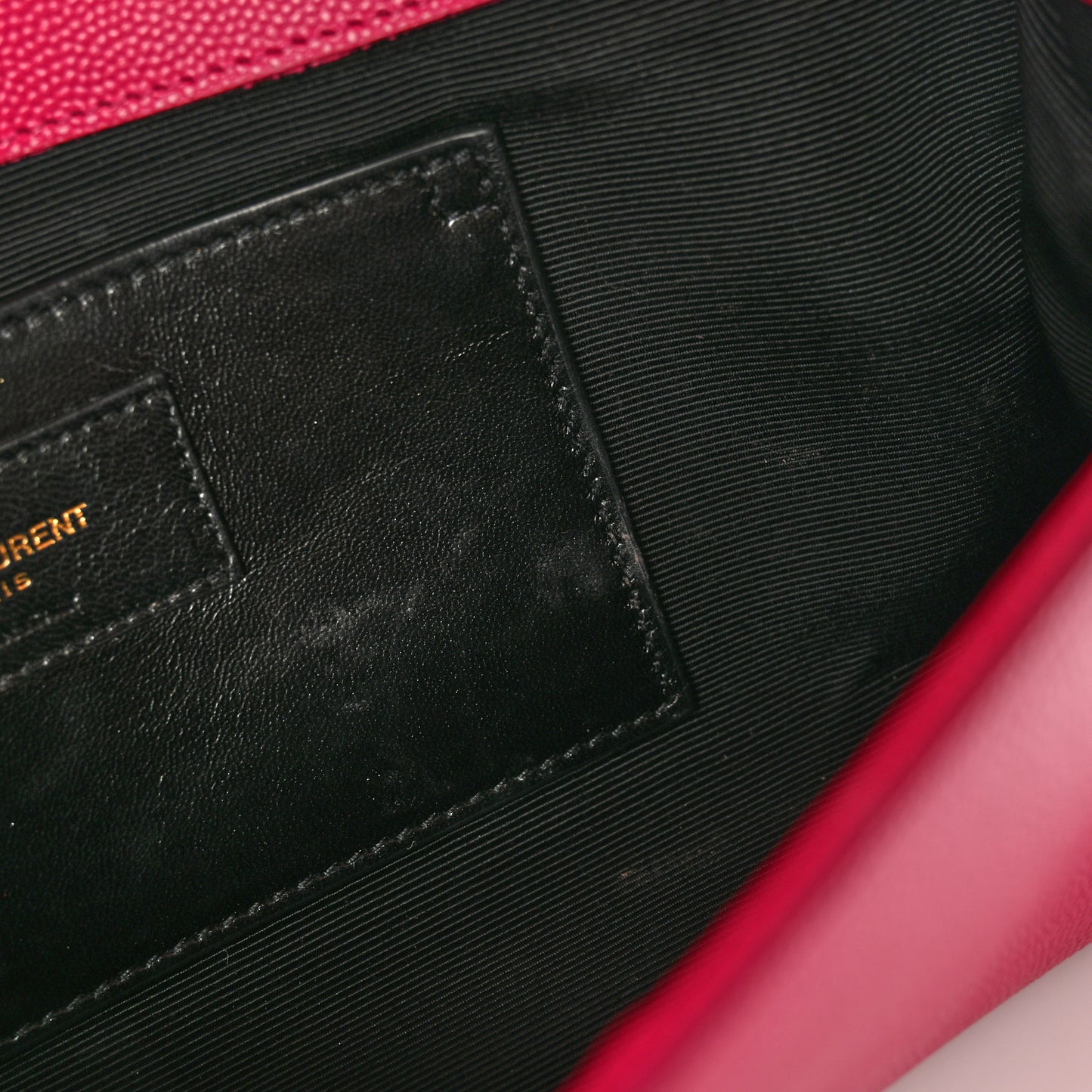 Grain De Poudre Classic Monogram Cassandre Clutch Lipstick Fuchsia
