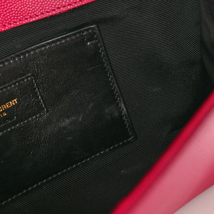 Saint Laurent Grain De Poudre Classic Monogram Cassandre Clutch Lipstick Fuchsia 7 of 12
