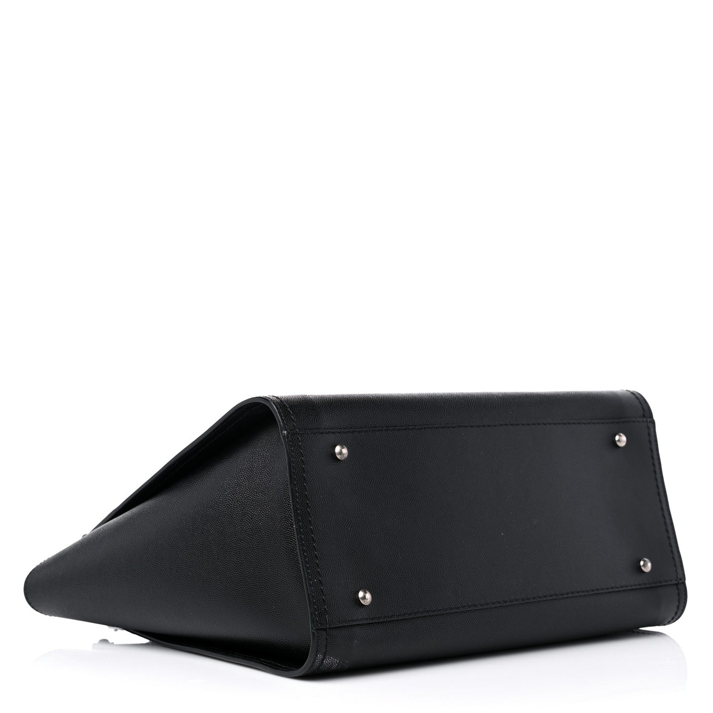 Caviar Small Studded Deauville Tote Black