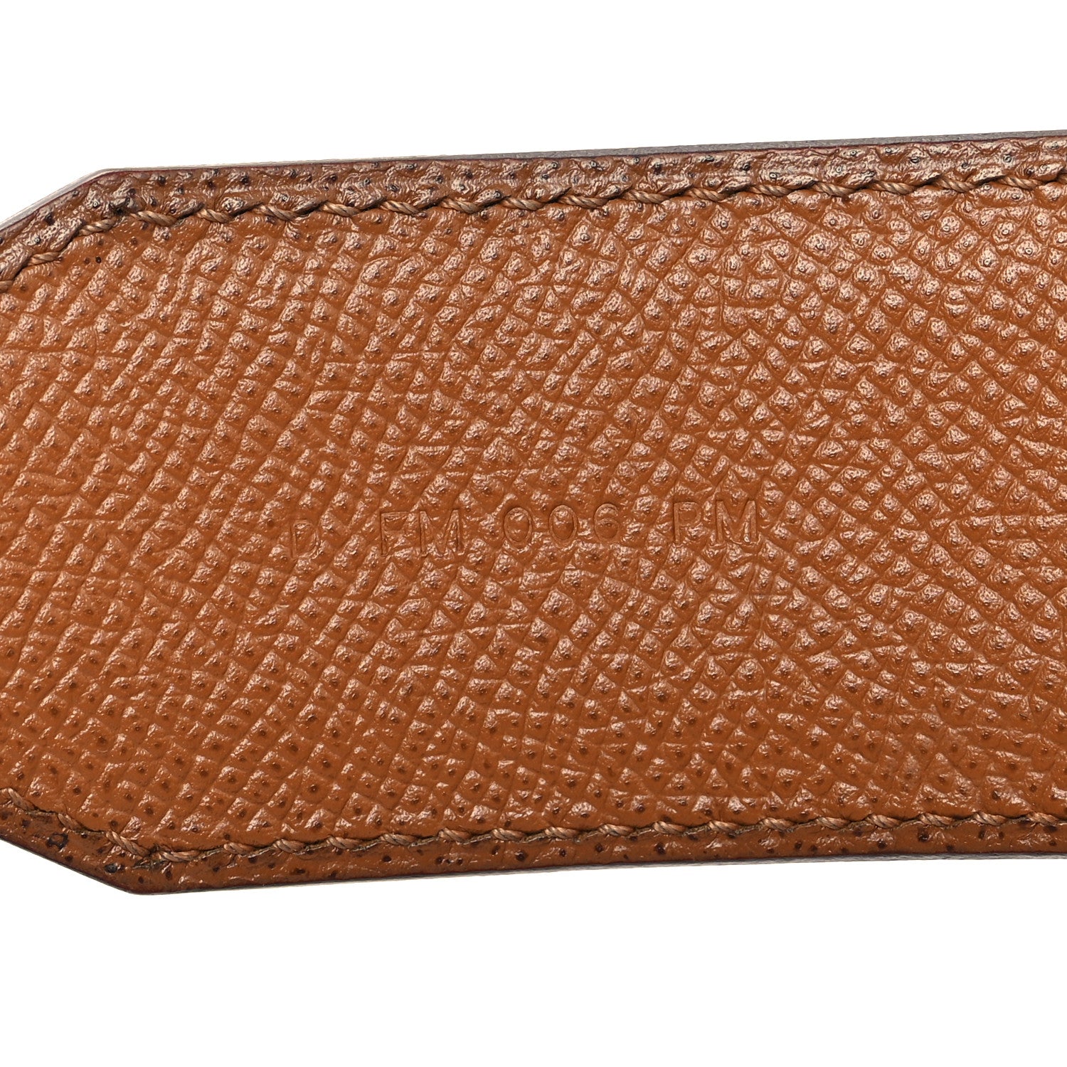 Hermes Epsom 30mm Hexagone Tressage Shoulder Strap Gold Bleu Indigo 5 of 5