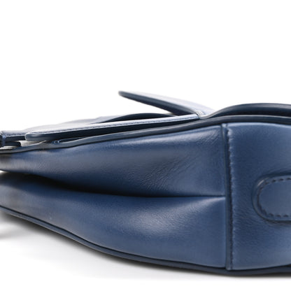 Christian Dior Calfskin Gradient Saddle Bag Indigo Blue 9 of 9