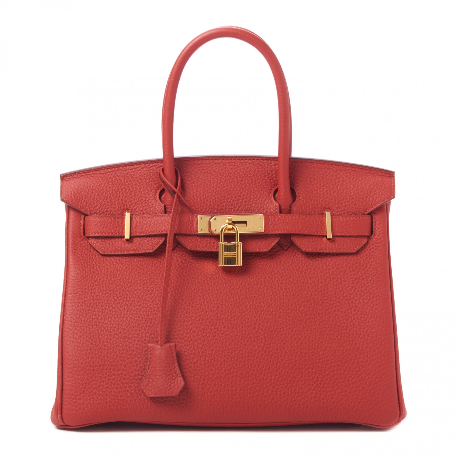 Hermes Togo Birkin 30 Rouge Casaque 1 of 31