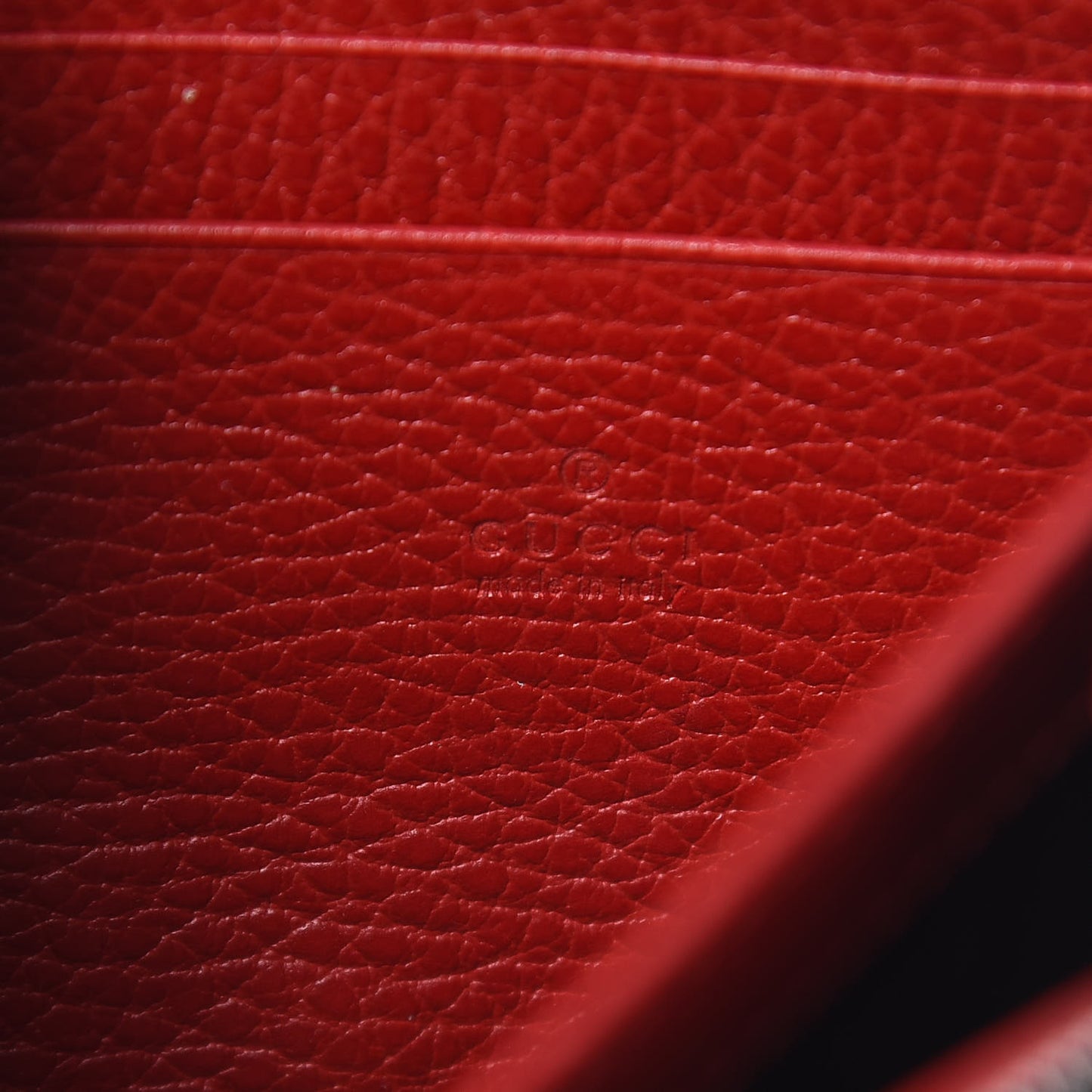 Calfskin Mini Dionysus Chain Wallet Hibiscus Red