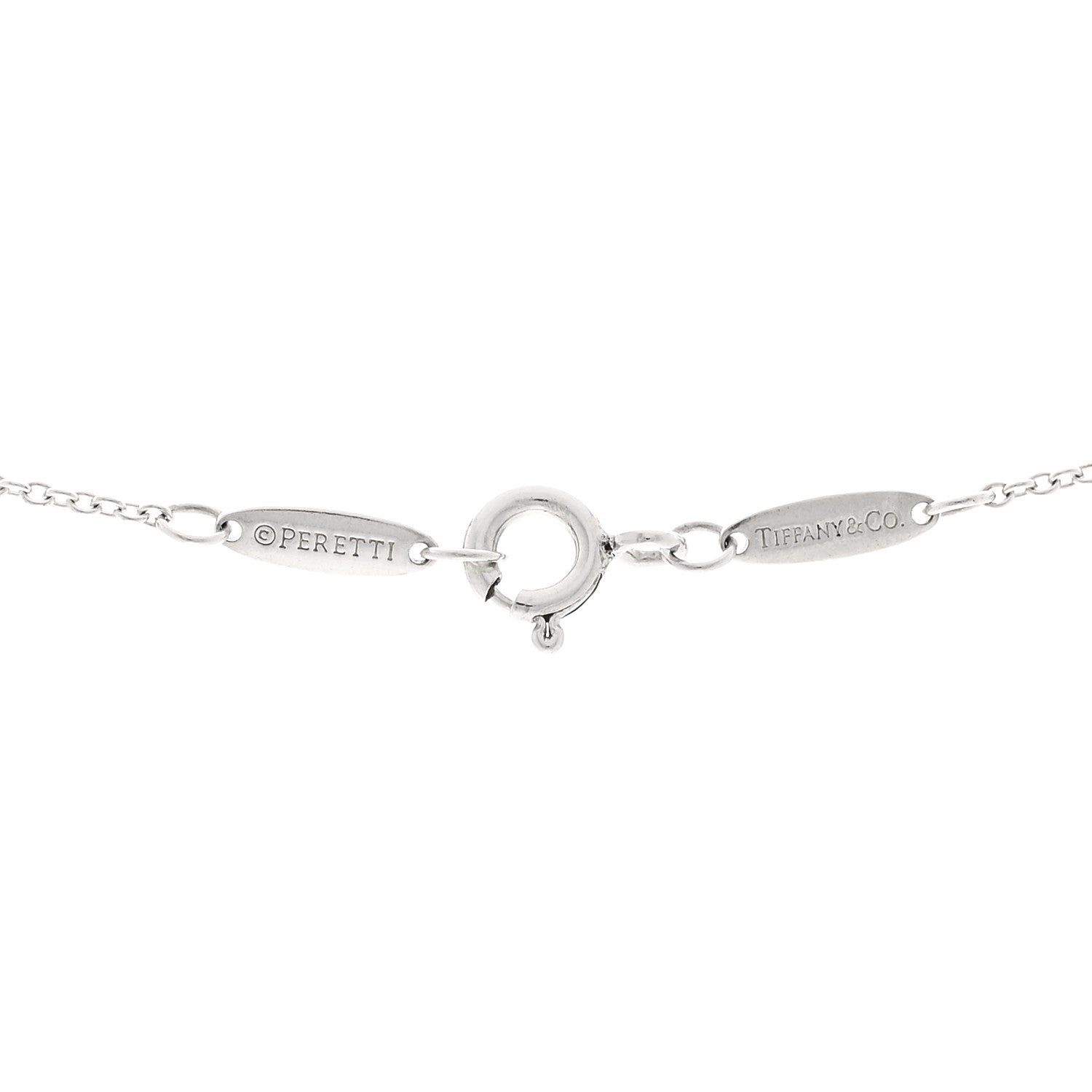 Tiffany Sterling Silver Elsa Peretti Letter S Pendant Necklace 4 of 4