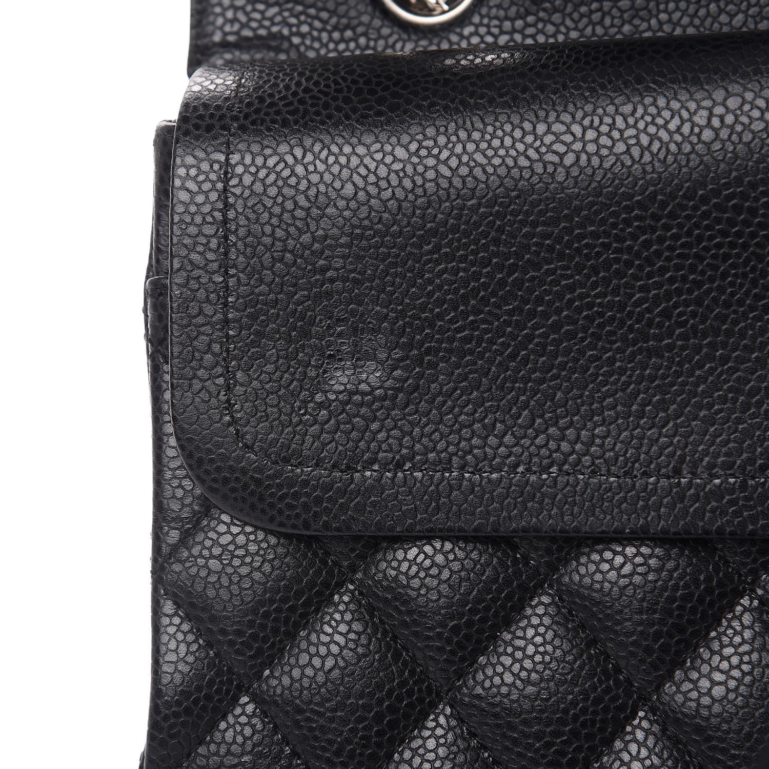 Chanel Caviar Quilted Medium Double Flap Black 14 of 14