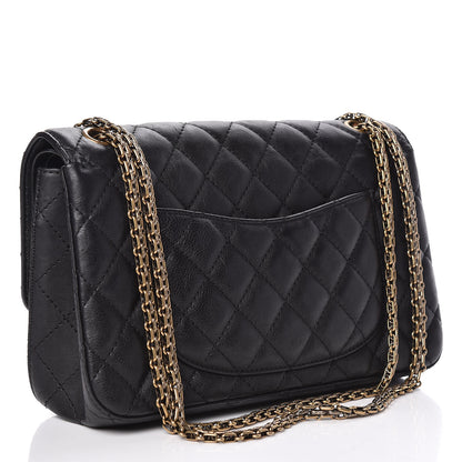 Chanel Crumpled Calfskin Quilted 2.55 Reissue 226 Flap Black 3 of 9