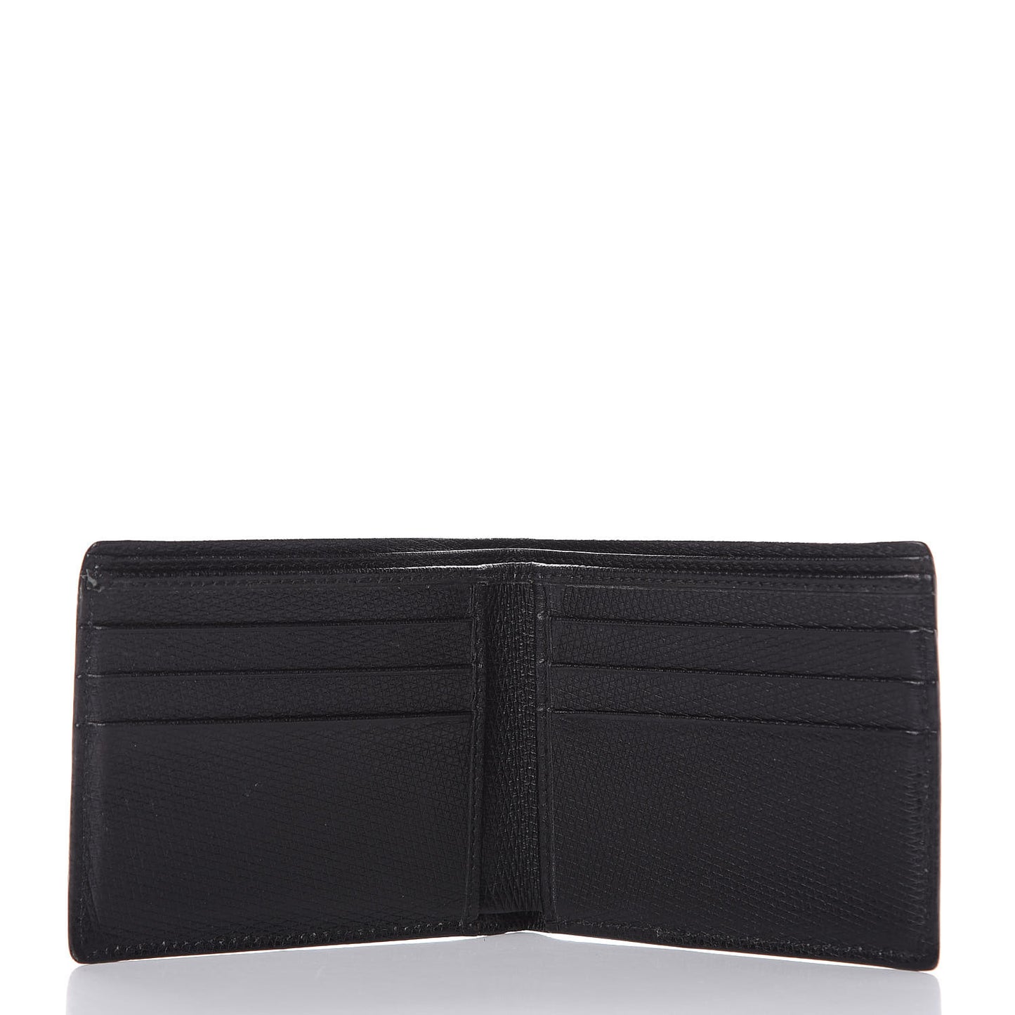 Calfskin Bi-Fold Wallet Black