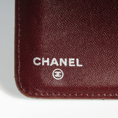 Chanel Lambskin Quilted Yen Wallet Black 7 of 8