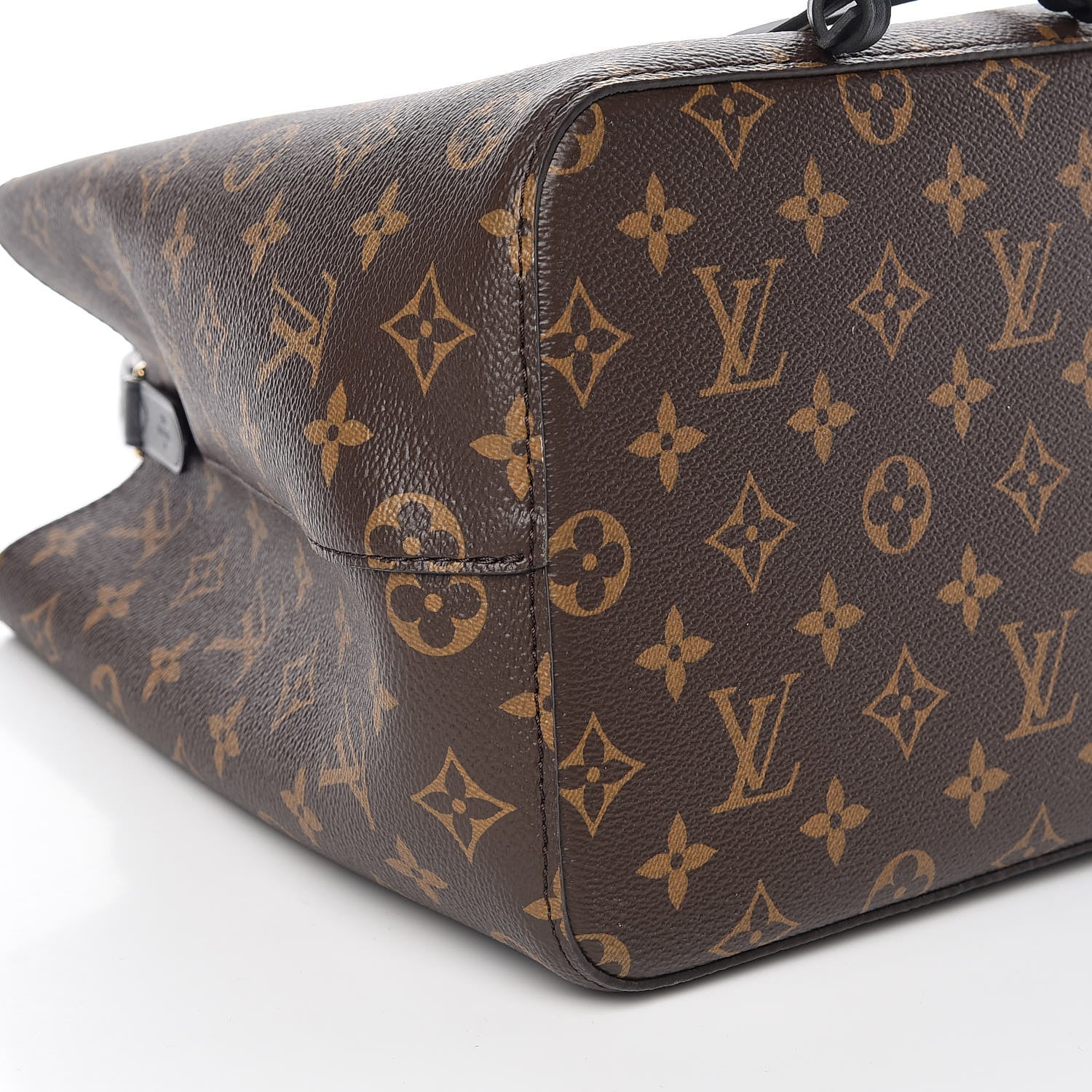 Louis Vuitton Monogram Neonoe MM Black 9 of 10
