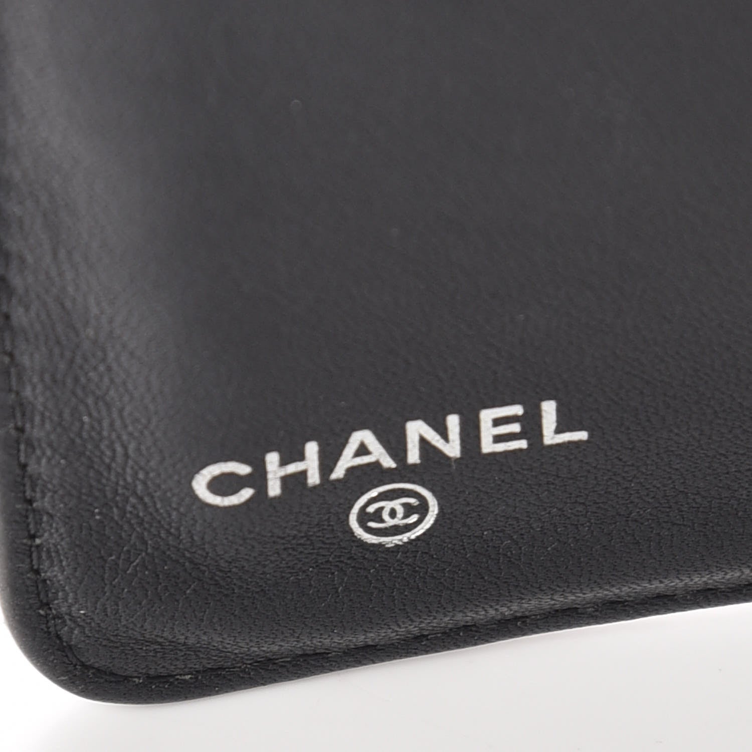 Chanel Patent Quilted Brilliant Zipped Pocket Wallet Black 8 of 10