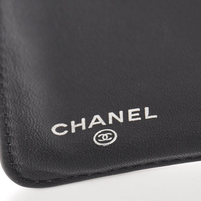 Chanel Patent Quilted Brilliant Zipped Pocket Wallet Black 8 of 10