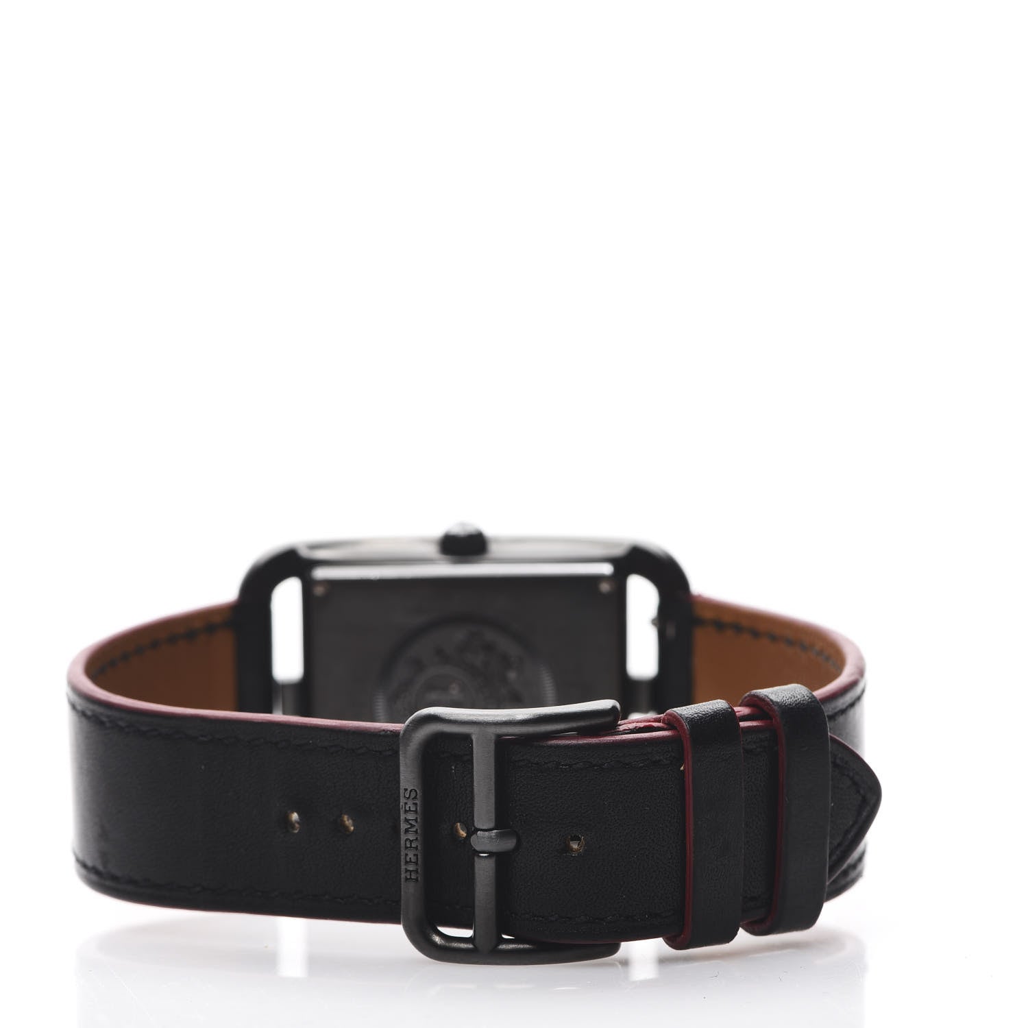Hermes PVD Stainless Steel Barenia 29mm Cape Cod Quartz Watch Noir 4 of 11