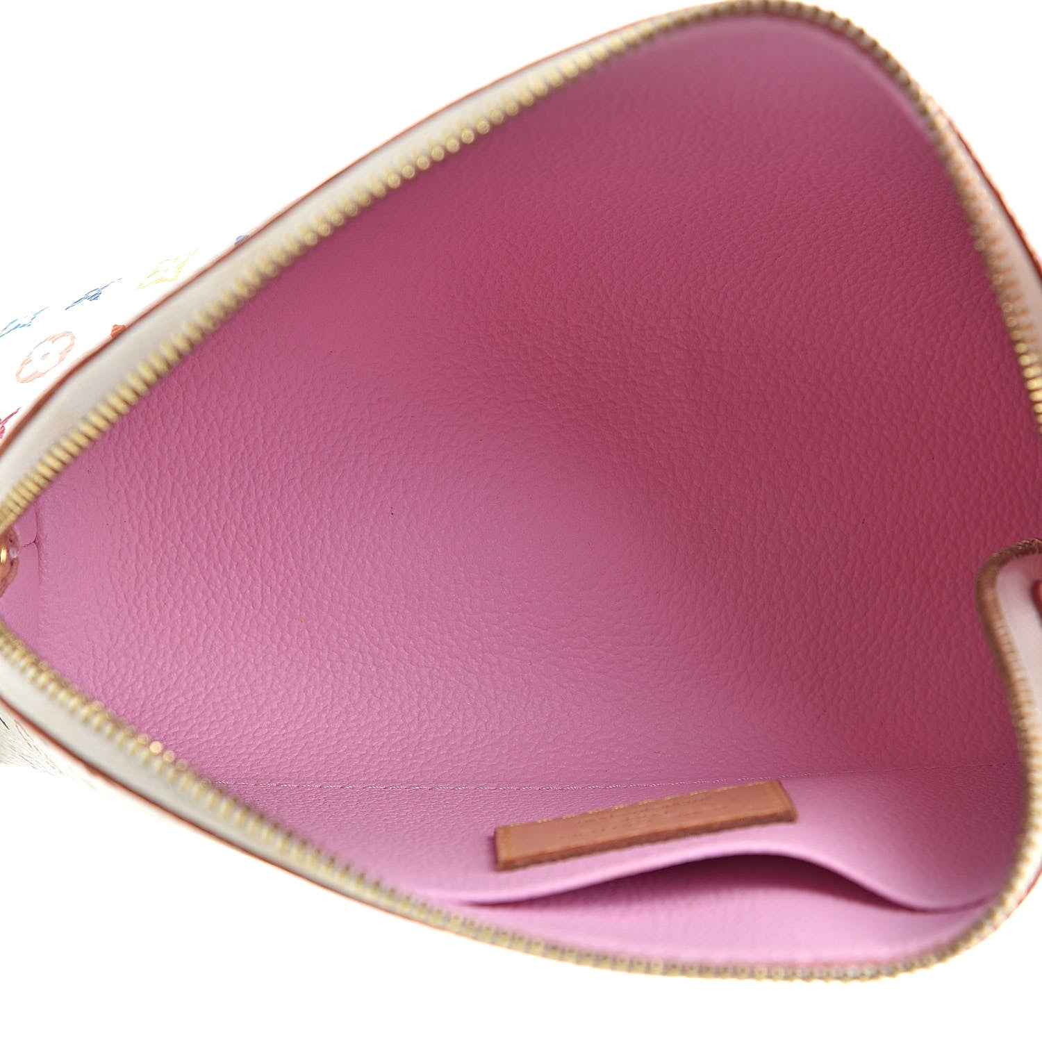Louis Vuitton Monogram Multicolor Cosmetic Pouch White Litchi 5 of 13