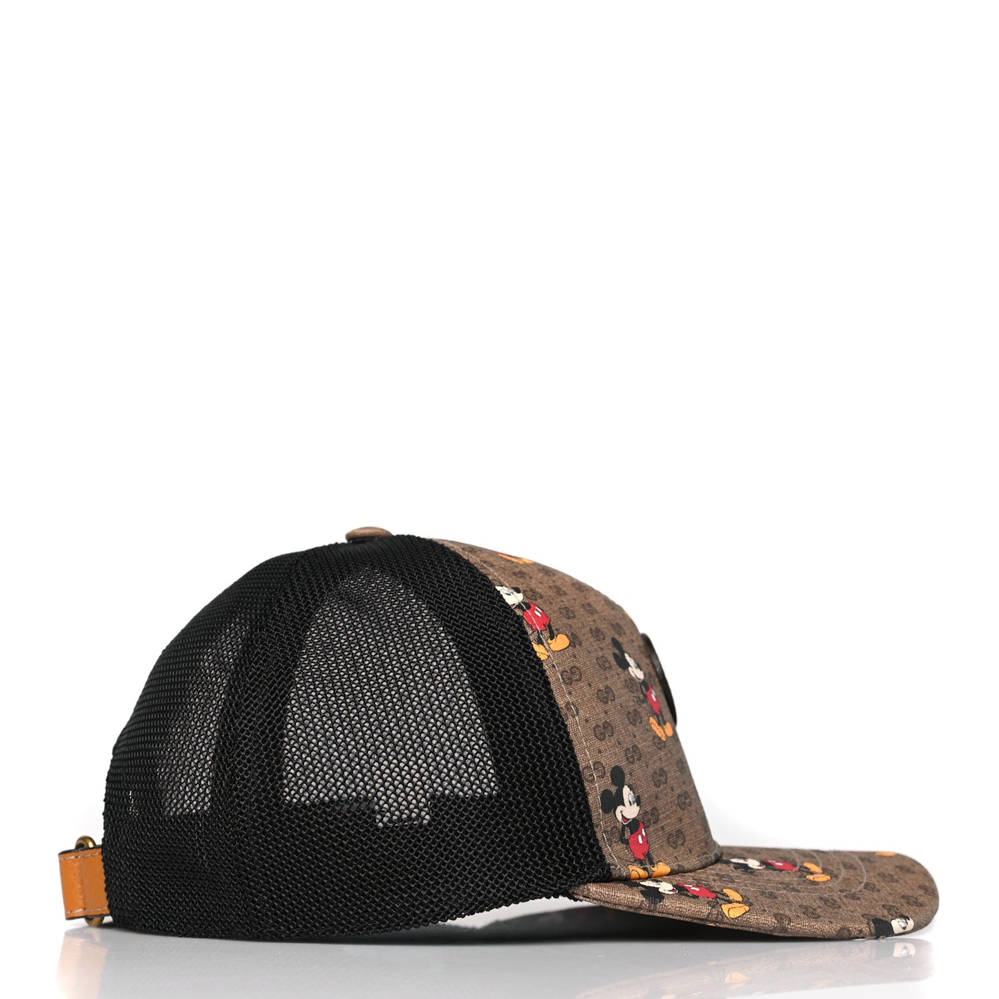 X DISNEY Mini Vintage GG Supreme Monogram Mickey Mouse Baseball Hat M Beige Vintage Sun Oil