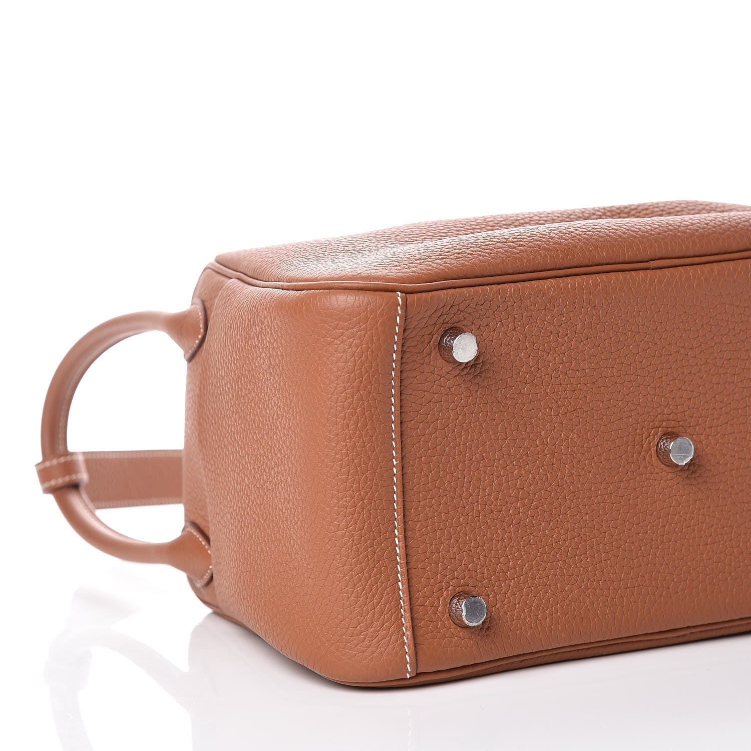 Hermes Taurillon Clemence Lindy 26 Gold 7 of 12