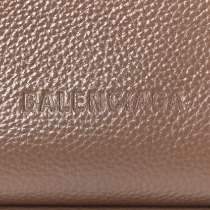 Balenciaga Calfskin Logo Embossed Small Tool 2.0 North-South Tote Mink Grey 6 of 11