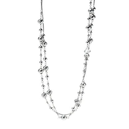 David Yurman Sterling Silver DY Elements Chain Necklace 1 of 3