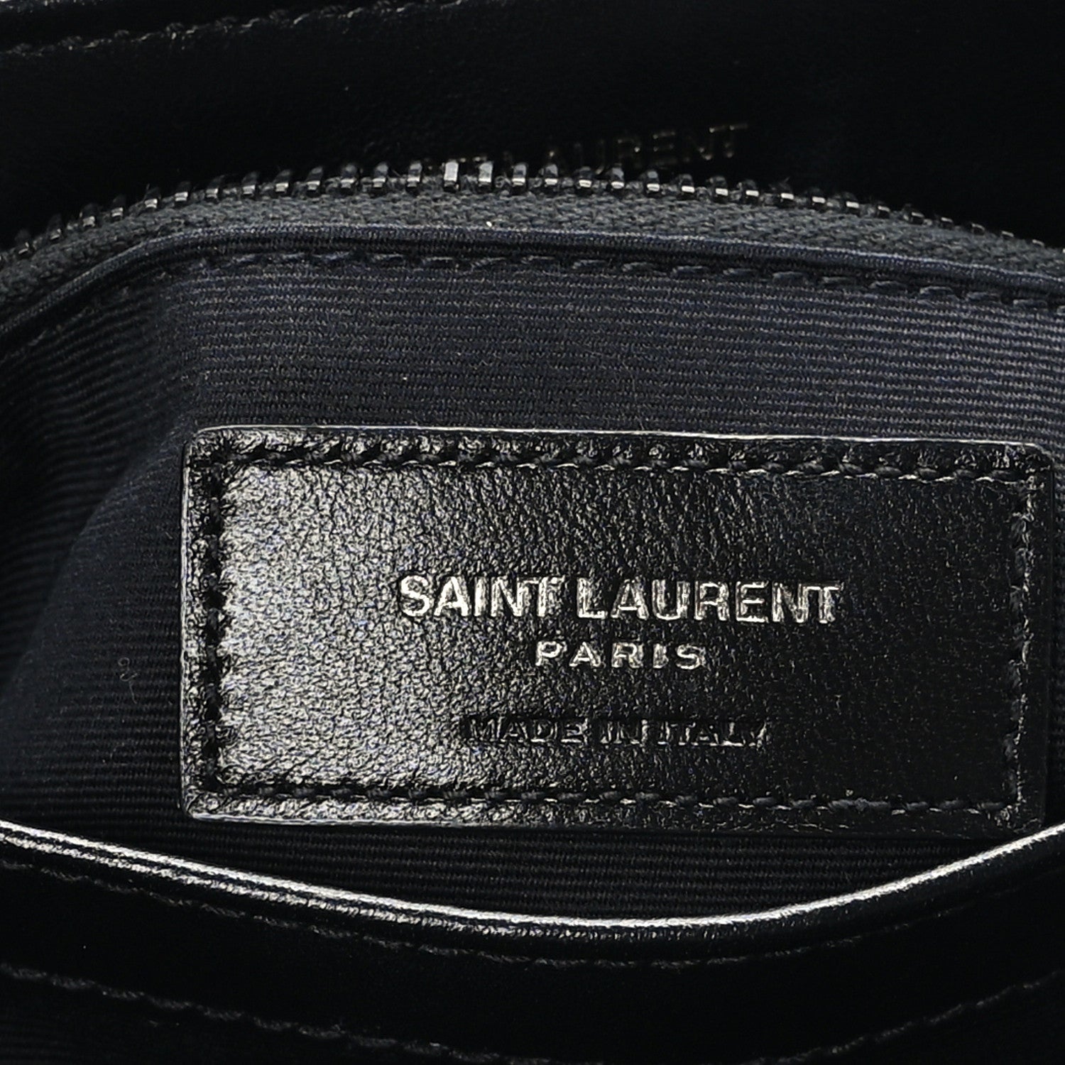 Saint Laurent Calfskin Y Quilted Monogram Toy Loulou Crossbody Bag Black 5 of 8