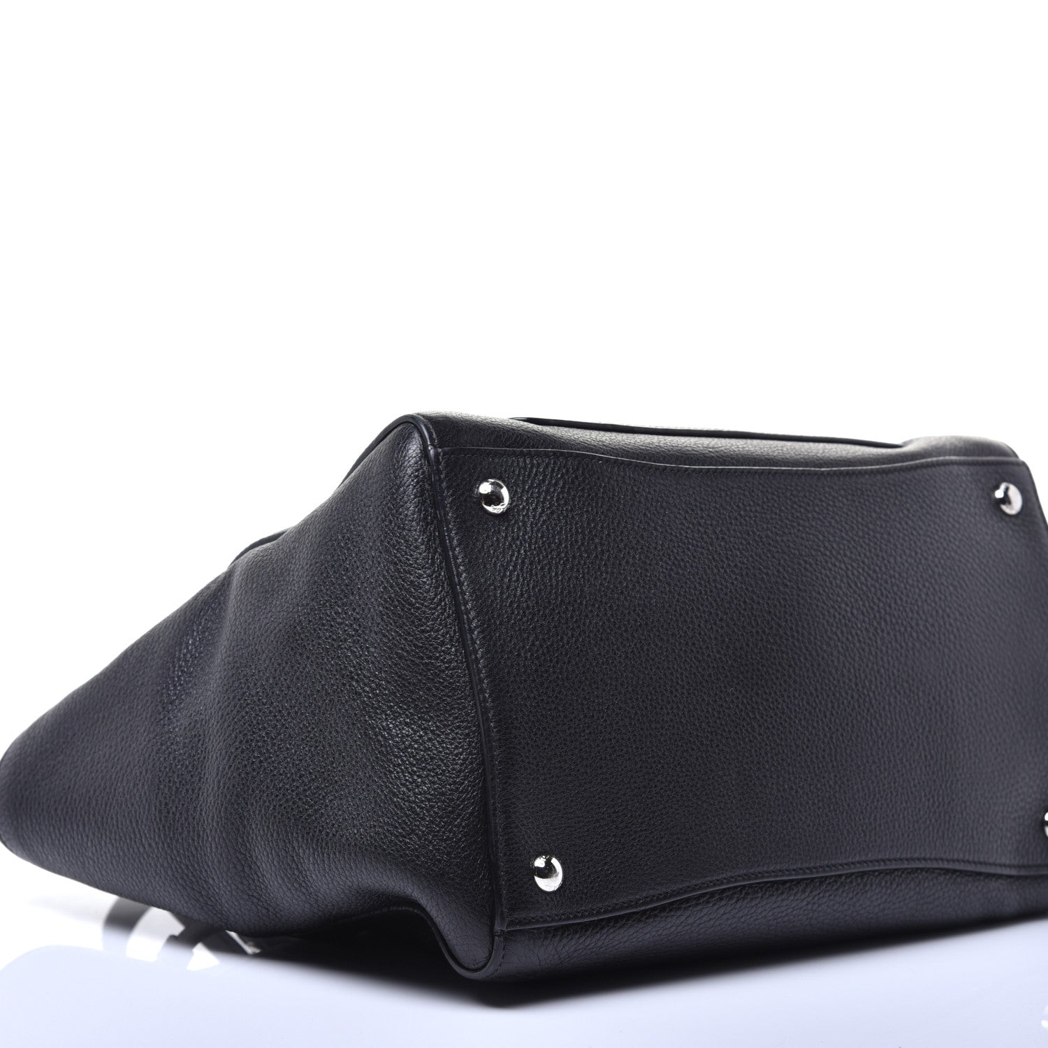Prada Vitello Phenix Shopping Tote Black 7 of 10