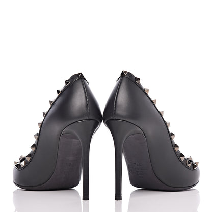 Valentino Garavani Nappa Rockstud 100mm Pumps 38.5 Black 9 of 10
