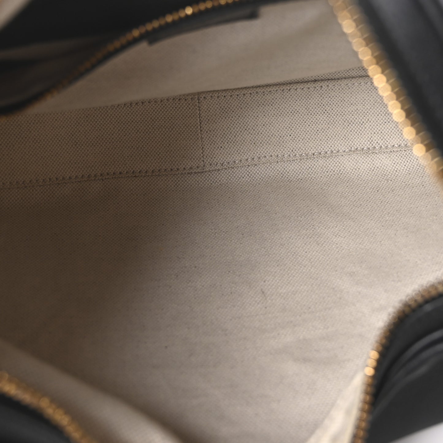 Aria Calfskin Web Large Attache Shoulder Bag Black